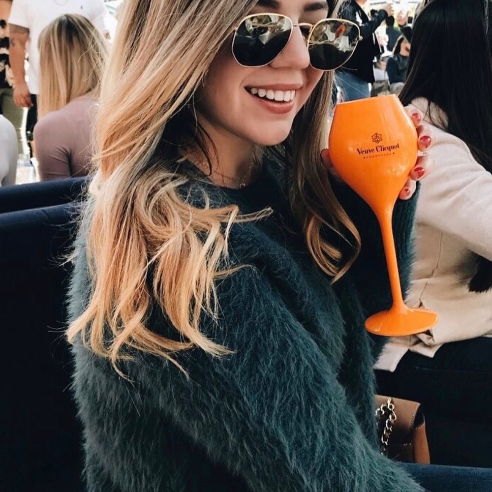 Blue fuzzy sweater
